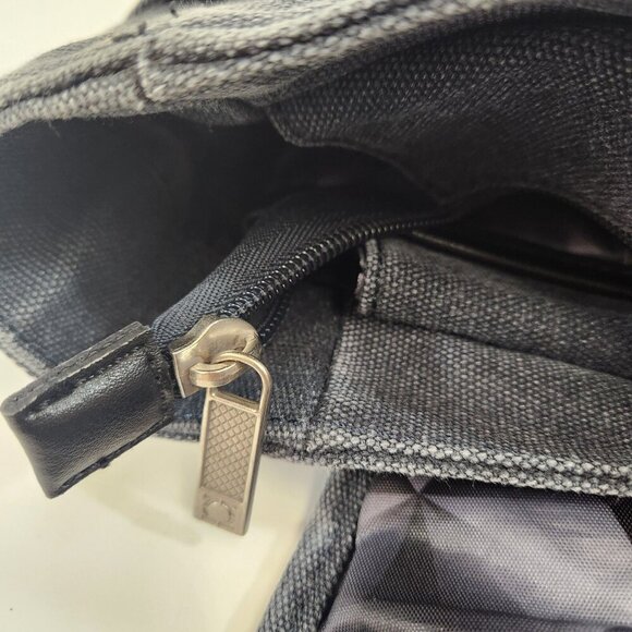 Kenneth Cole Reaction Canvas Backpack Factory Fade Blue / Gray - Picture 12 of 14